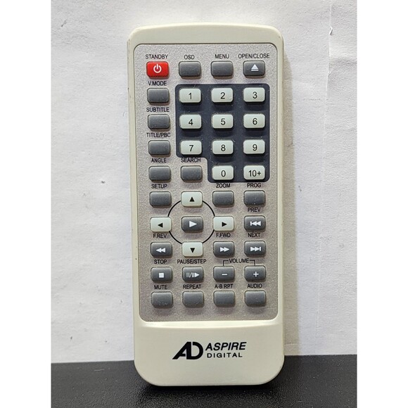 Aspire Digital White Wireless Battery Powered Remote ControlFor CatNO 16-3900.6y - Picture 1 of 3